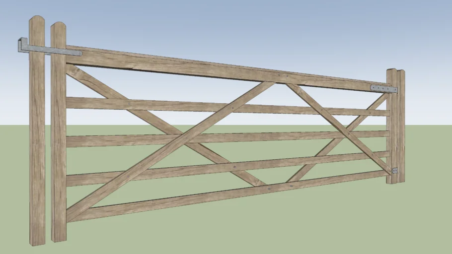 wooden gate 