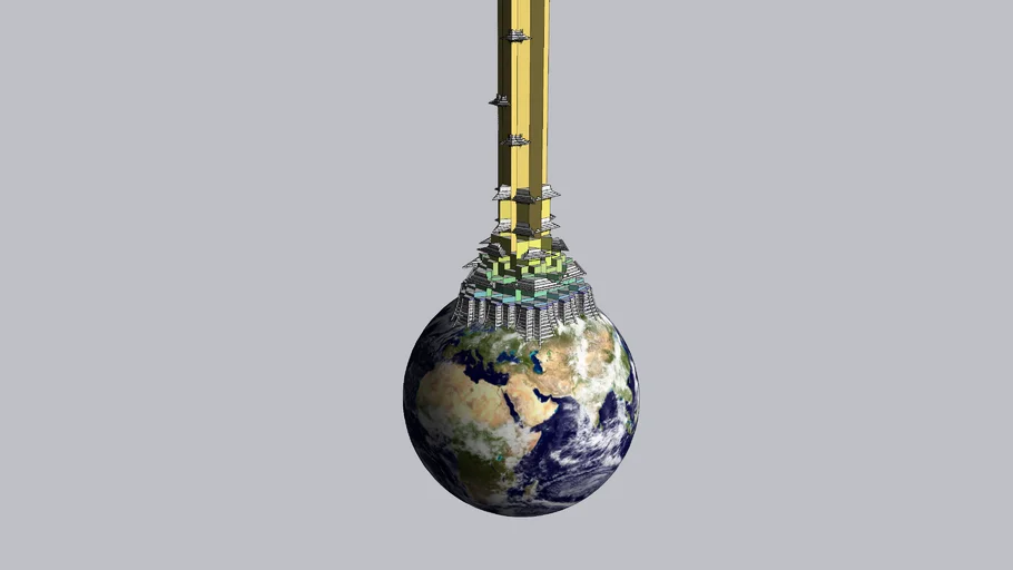MERU Tower With Earth