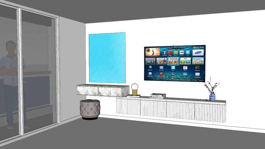 Mueble tv y tocador