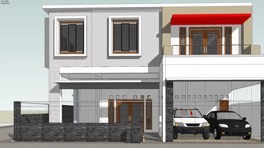 Modern minimalist house / Rumah Modern Minimalis