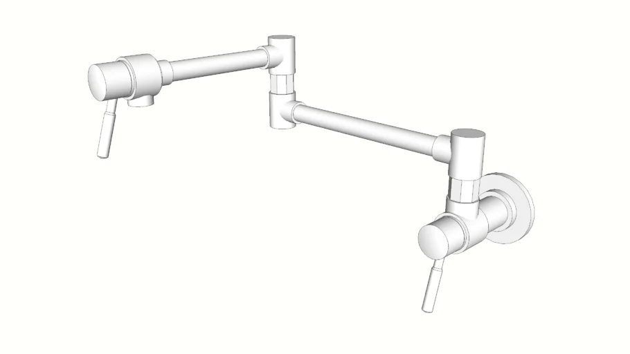 LITZE® EURO Wall Mount Pot Filler Faucet - 62820LF-PC