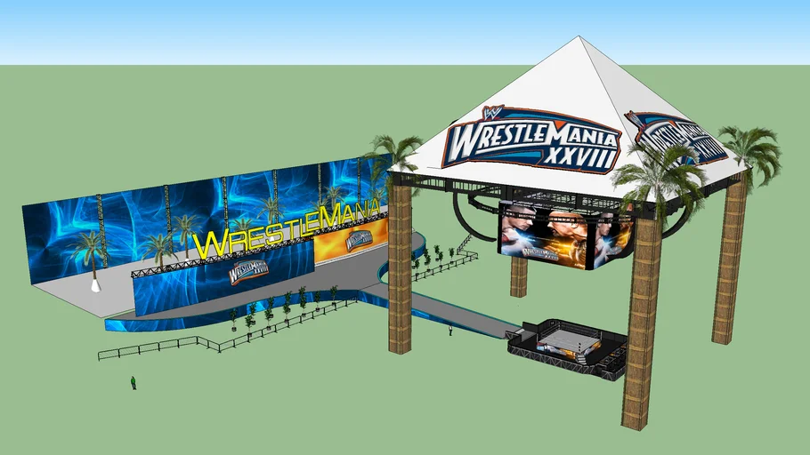 WWE WRESTLEMANIA 28 OFFICIAL STAGE