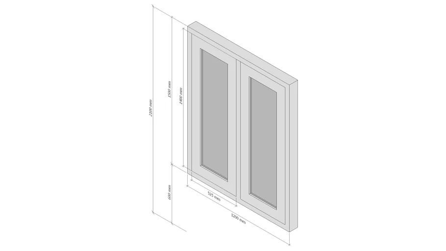 JENDELA SNI_1.5 X 1.2M GLASS WINDOW