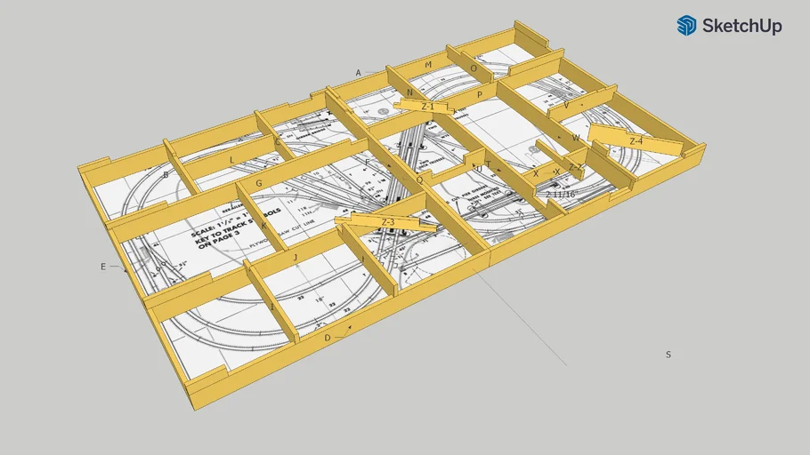 Atlas HO Granite Gorge Northern layout plan