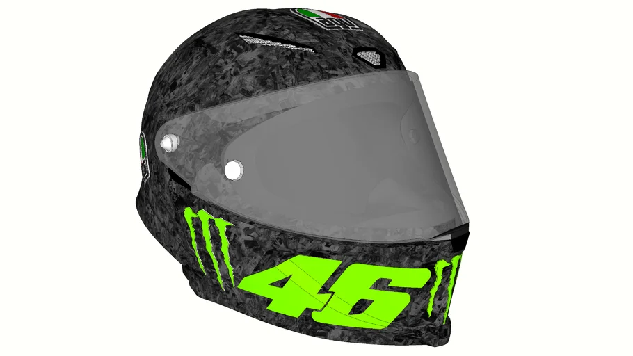 AGV Pista Carbon Forged 46 | Enscape Ready