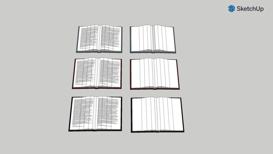 Assorted Open Books