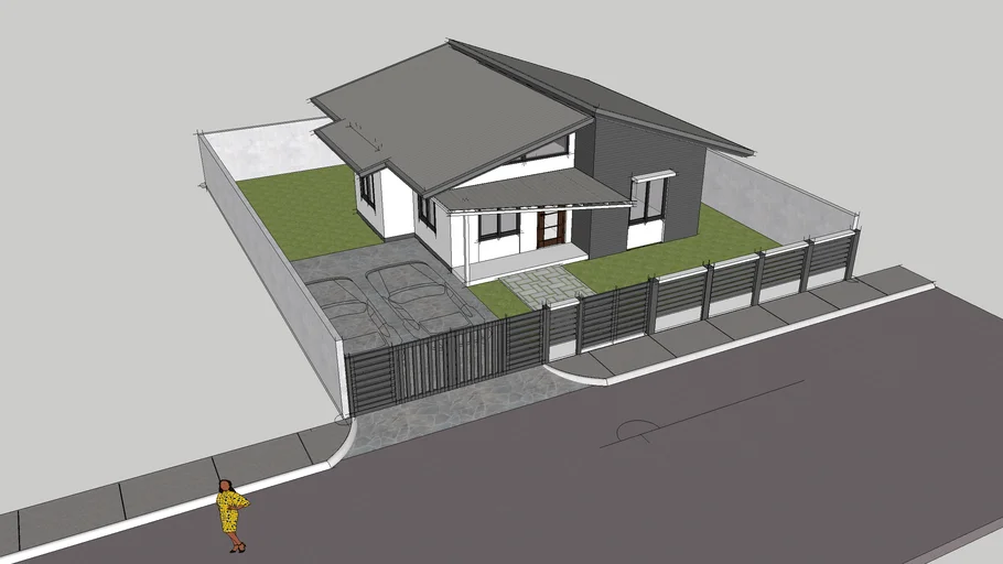 ONE STOREY MODERN HOUSE