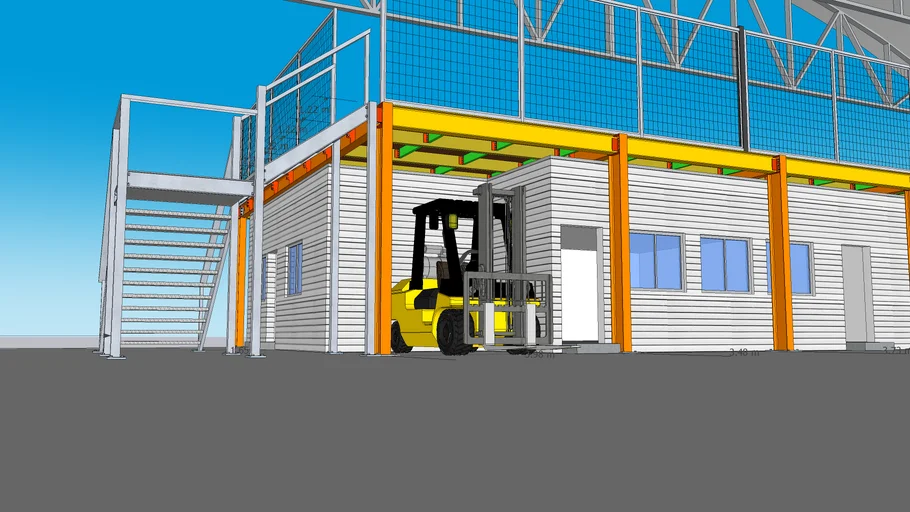 Altillo Metalico interior Galpon