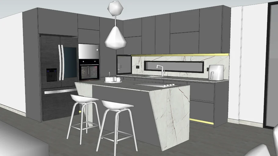 cocina en L