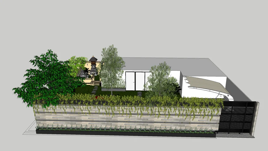 TAMAN TRADISIONAL ARSITEKTUR BALI