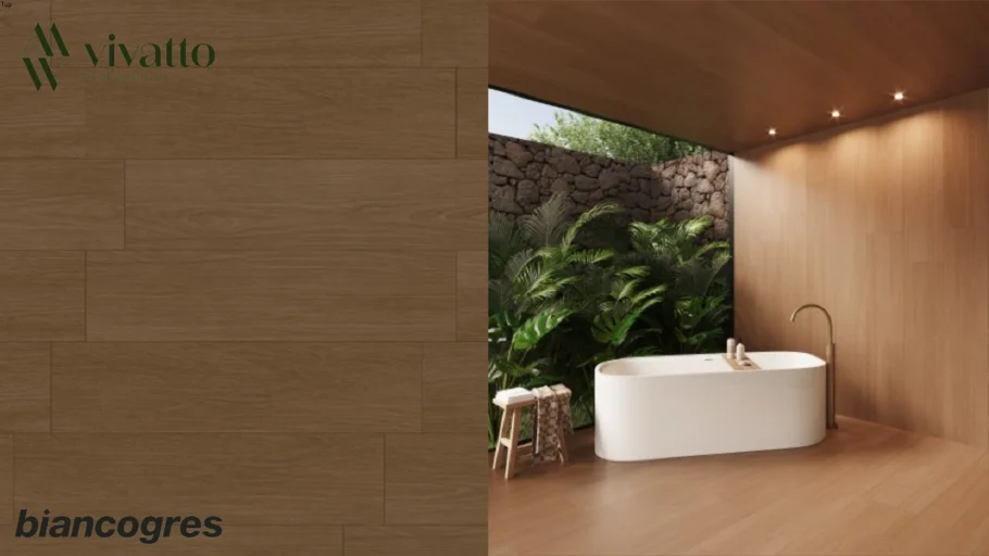 Aveiro Beige 26x106cm - Biancogres Porcelanato