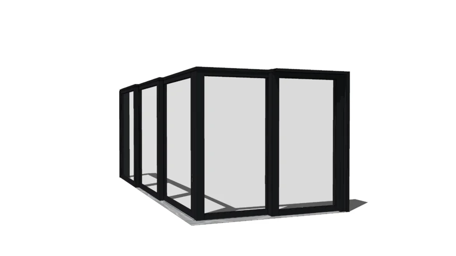 Corner sliding glass Door