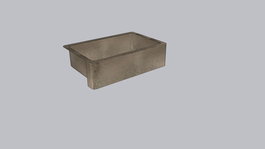 Hammered Farm Sink