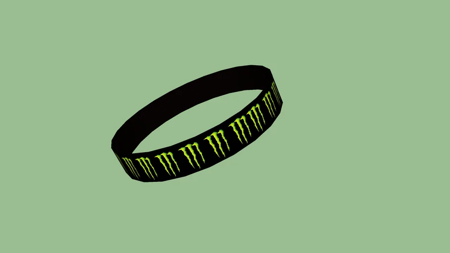 monster energy rubber bracelet
