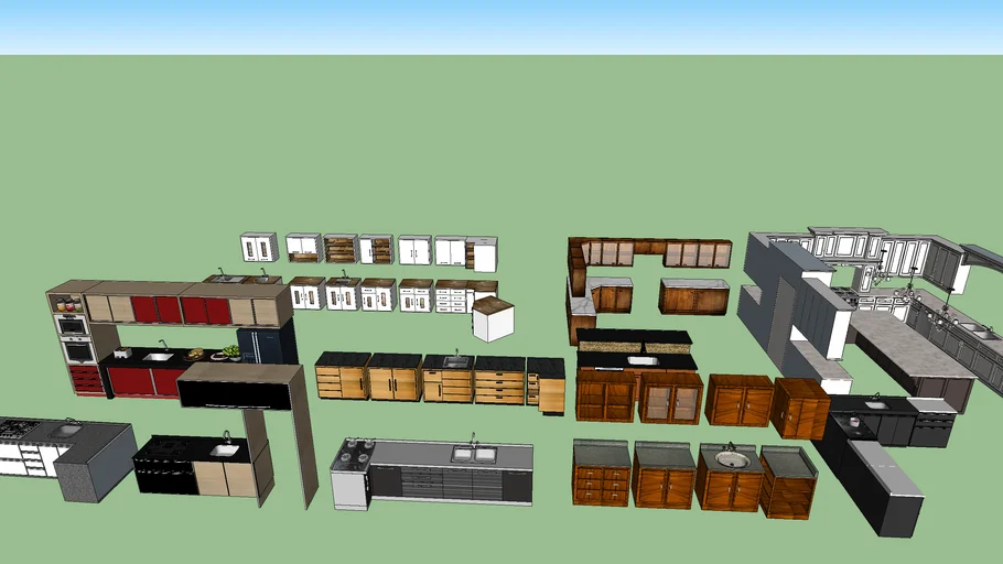 Kitchen Cabinets and Counters