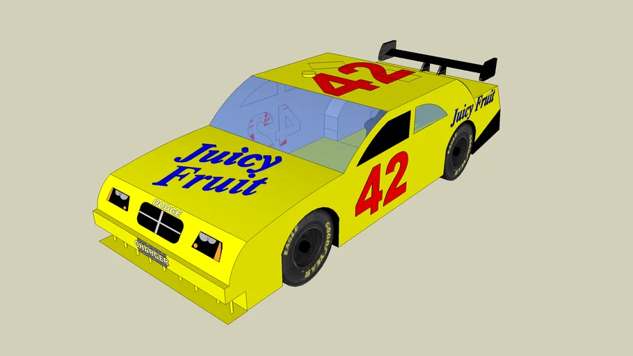 Juan pablo montoya's 2008 juicy fruit charger