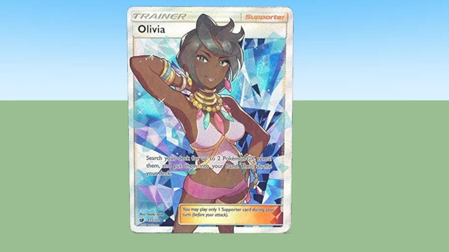 Pokemon card Trainer Supporter Olivia