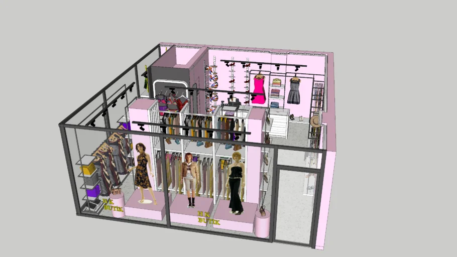 Giyim mağazası Butik