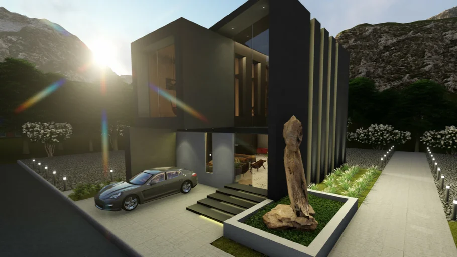 MODERN DREAM HOUSE 3D MODELEVA