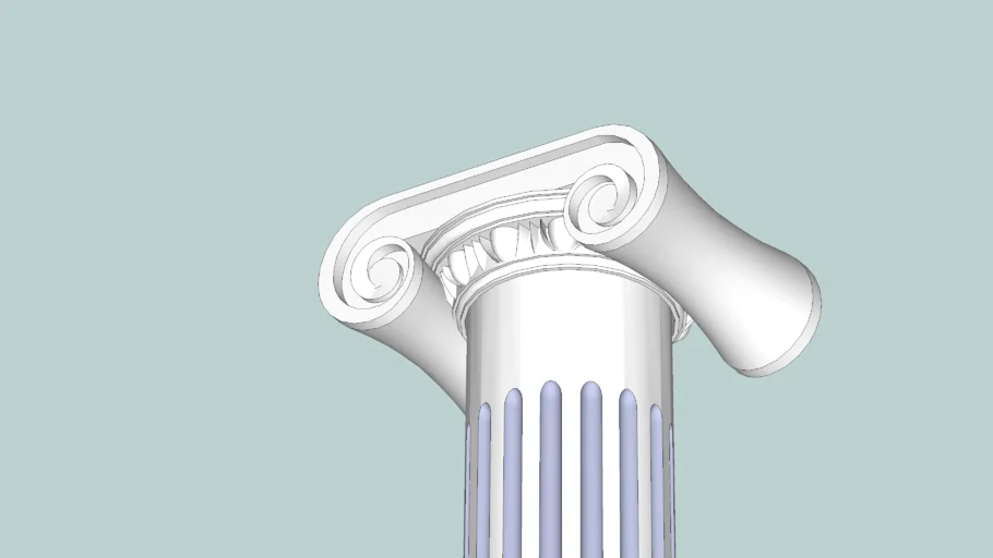 Roman Ionic style column