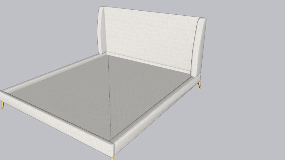 1127516894 Cama Lana Upholstered de madera king size