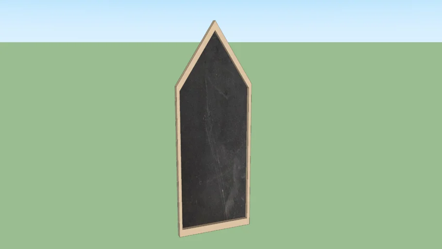 House Shaped Blackboard