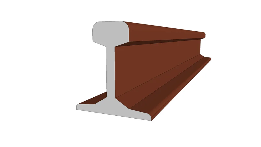 Rail Vignole SNCF 46Kg