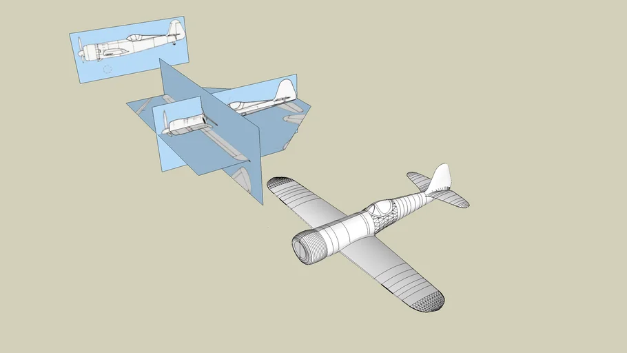 IAR-80 WW II Plane W.I.P.