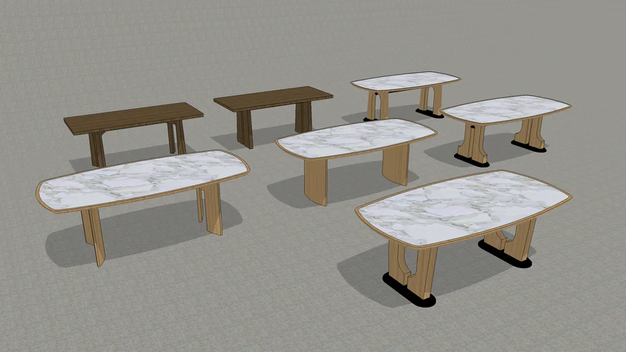 Dining tables. Masa.