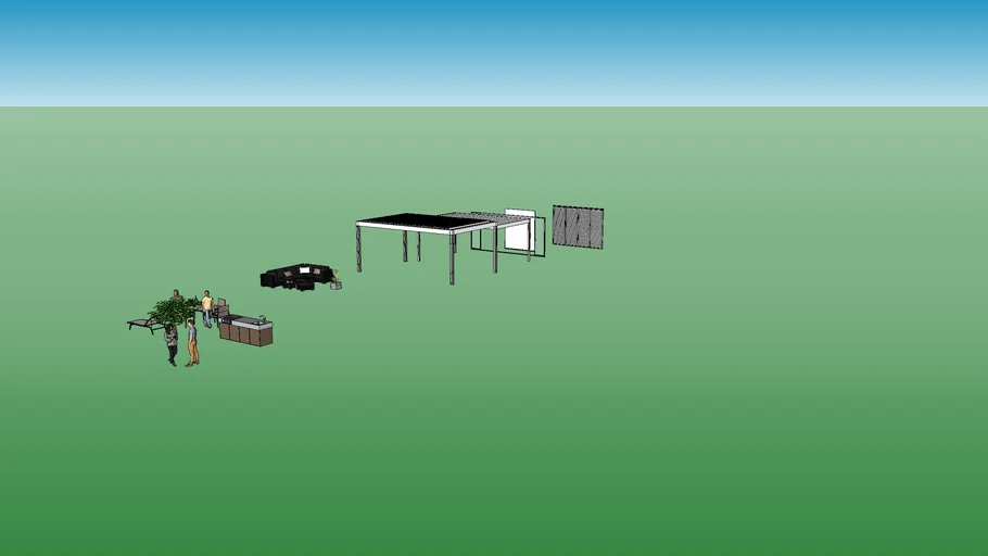 base pergola montage als47