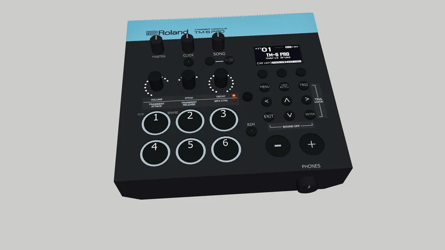 roland TM6 | 3D Warehouse