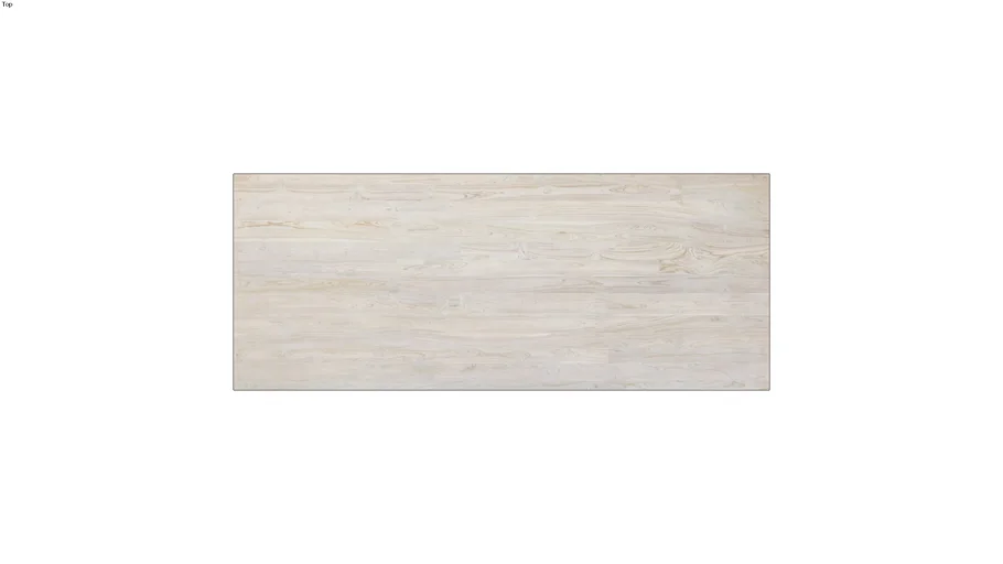 MARIANA WHITE WASH TEAK DINING TABLE