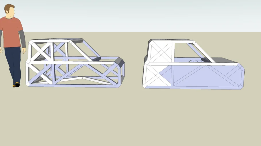 Mini Cooper Framework | 3D Warehouse
