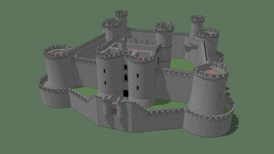 Harlech Castle, Gwynedd, Wales, Built 1283-89AD