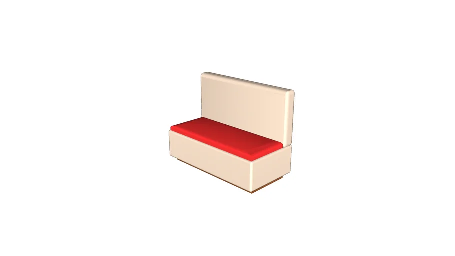 Athens Booth sofa L120 D60 