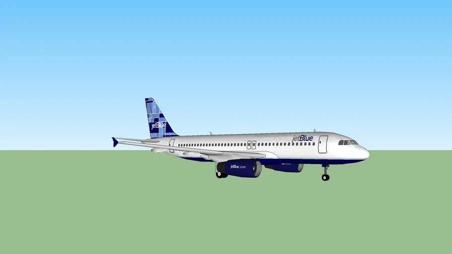 Jetblue A320 Plaid Boxes