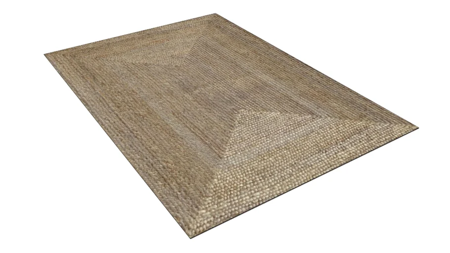 Tapis naturel jute rectangle RUSH