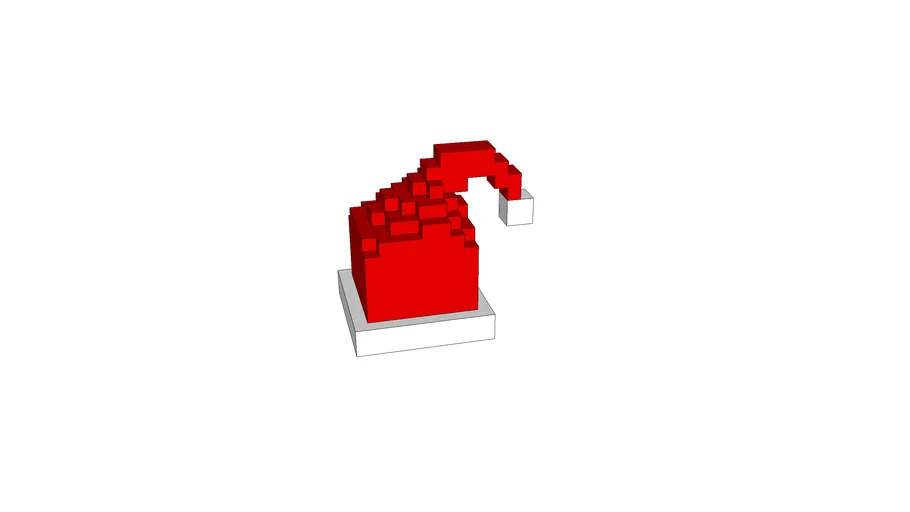 Minecraft Santa Hat