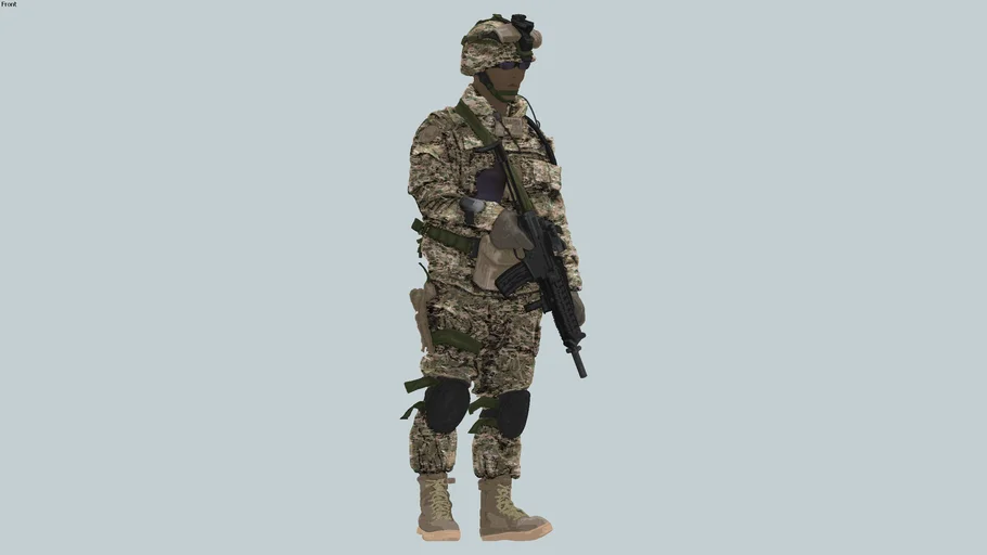 Soldier (2D face-me)
