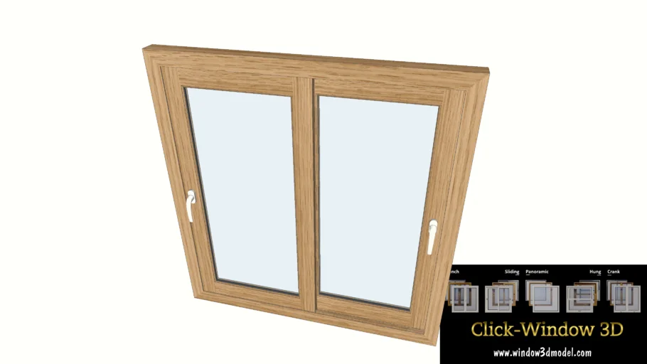 Sliding Window 3D Wood