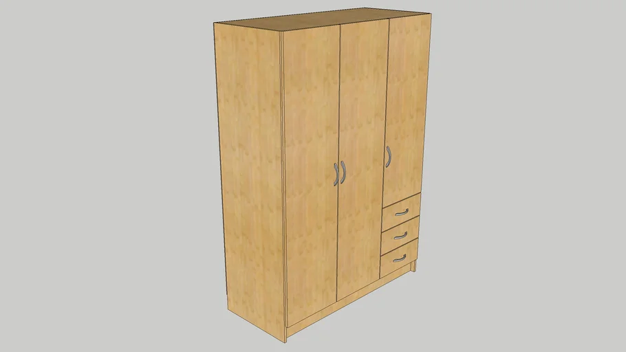 Placard Penderie 1200 x 510 x 1700