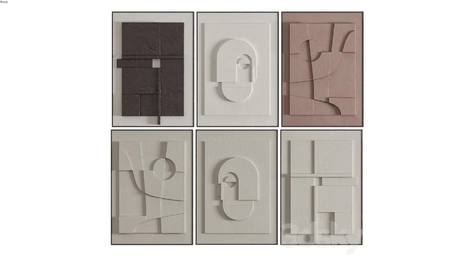 quadros 3d