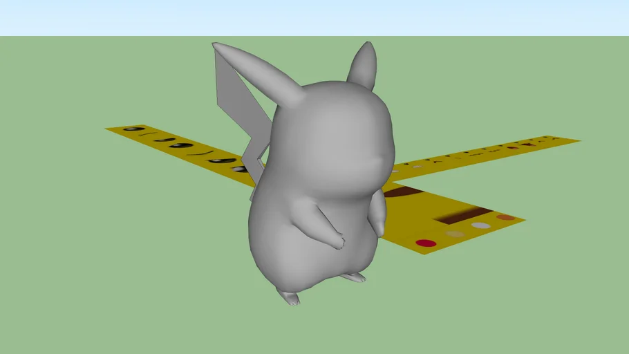 Pikachu PBR rip | 3D Warehouse