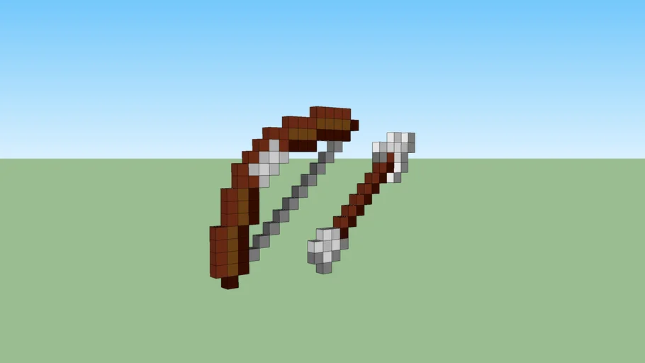 minecraft bow and arrow