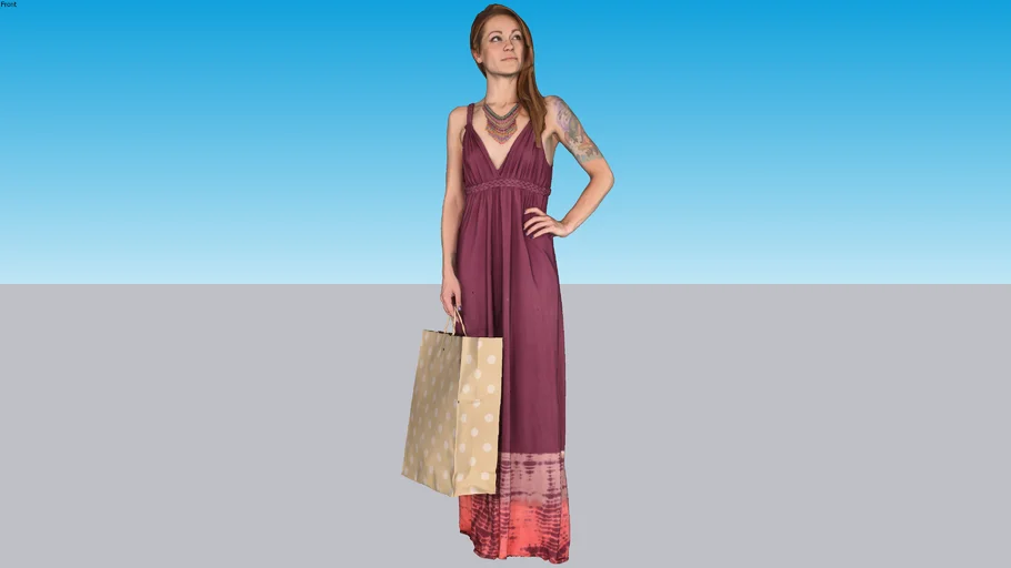 Shopping Female Standing