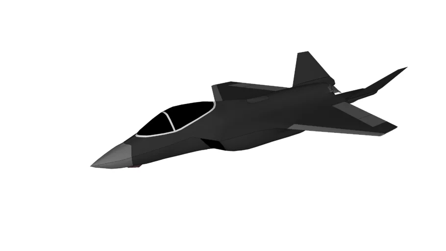 Modified F35 - Inspired by F22 and YF23