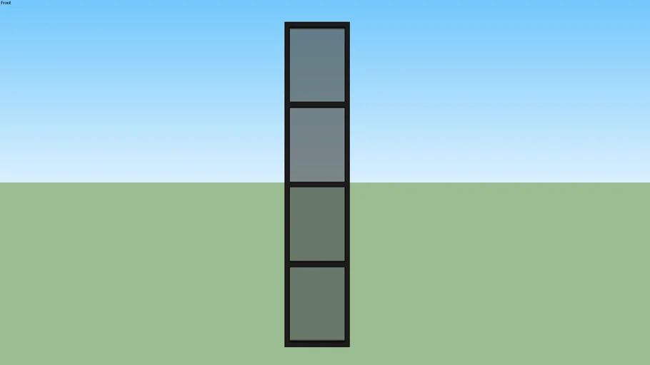 Ventana 1x5m - Large window 1x5m