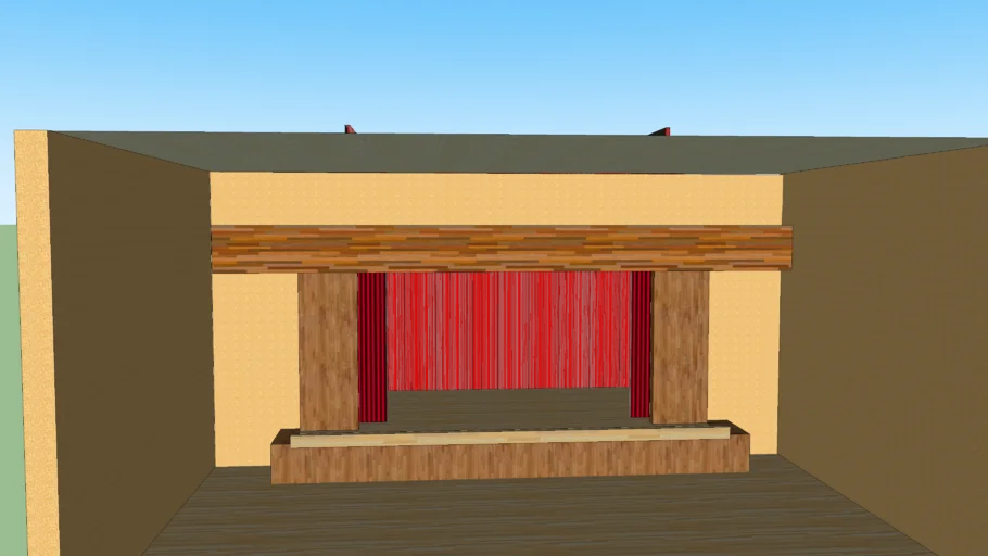 Simple Stage for MMD Dances