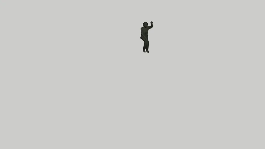 Sitting person 3D