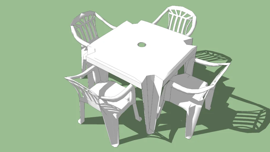 Mesa de plastico